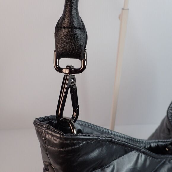 Think Royln Hobo The Beverly Pearl Gray Puffer Bag - Picture 13 of 13